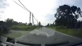 Malay Couple Hit By Dashcam Car