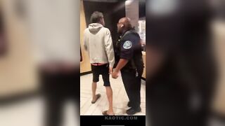 Mcdonald's Security Guard Throws Hands with Customer