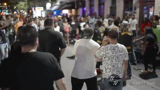 Texas Bikers Involved In Street Fight