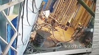 Machine Takes Factory Worker's Hand