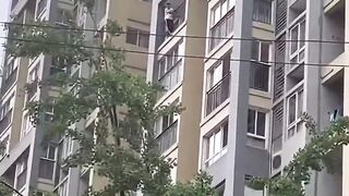 Balcony Jumper Goes Out in Style