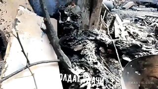 Ukranian Soldiers Found Burned to the Skeleton