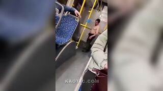 Drunk Man Kicked Out Of The Bus