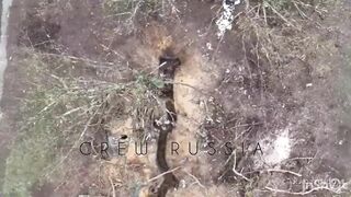 A Ukrainian was blown up using a drone