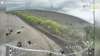 Kamikaze Drone Targets Russian Invader