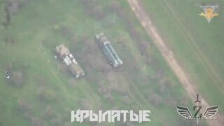 Destruction of the Ukrainian S-300 air defense system using a kamikaze drone