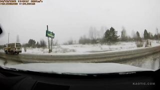 Four Die On Spot On The Slippery Road In Russia