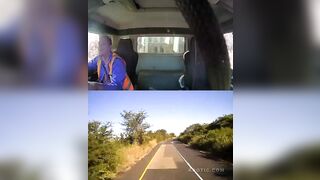 Dashcam Captures Company Truck Robbery In South Africa