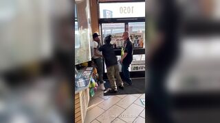 Texas 7-Eleven Turned into a Boxing Ring