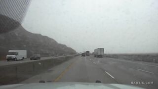 Utah Highway Patrol Sergeant Intentionally Crashes Into Wrong-Way Driver On Busy Interstate