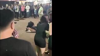 Girls Get Into A Fight During Music Show In Brazil