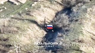 Group of invader troops destroyed by mortars