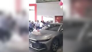 Another Angle Of Fight at Toyota Dealership Fight