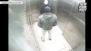 New York: disabled man sucker-punched inside the elevator