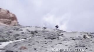 Mountaineer corpse on a mountain(repost)