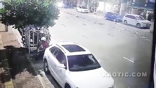 Crash Of 2 Motorcycles In Mexico