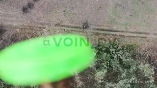 Russian Drone Gets a Double Kill on Ukranian Troops