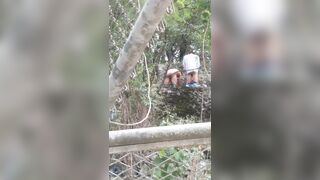Threesome Having Sex In Public Park In Colombia