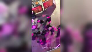 Night Club Guards Kick Visitor In The Head