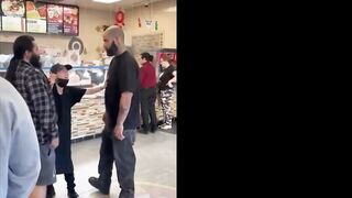 Drunk Guy Starts Fights With Everyone At Lucky Wok in Riverside California