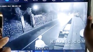 Man Snapped By Fallen From Truck Cable