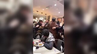 Londoners Get Escape Brawl Inside Indian Restaurant