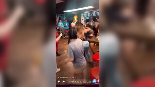 Titties Go Flying in a Texas Pub Girl Brawl