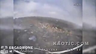 Drone drops a grenade on one of Putin's Wagner and bleeds out before finding help.