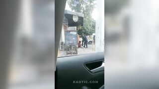 Mexican Police Caught Abusing Homeless Man for No reason