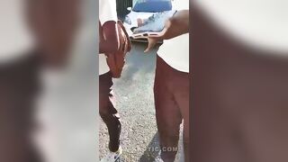 Dominican Student Gets Into A Fight With Bikers