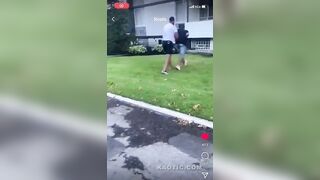 Man Up: Dude Catches Guy That Put Hands on His Sister