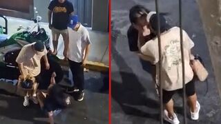 Man attacks woman outside nightclub - Peru