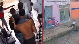 Gunman instructs his target to exit barber shop then shoots him in the back - Ecuador