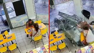 Man's Tinder date is disrupted by drunk driver - Jardim São Paulo, Brazil