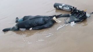 Drug trafficker in scuba diver suit found washed up and decapitated - Rio Grande do Sul, Brazil