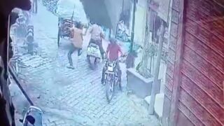 Balcony collapses and kills biker instantly - India