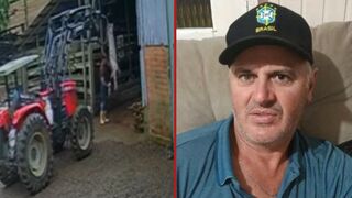 Farmer fatally stabs himself in the femoral artery while butchering a Pig - Brazil