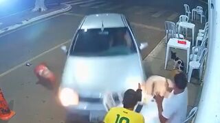 Drunk woman runs over boyfriend after argument - Brazil