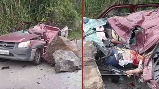 Couple crushed to death after large rocks fell on them in Santo Domingo, Ecuador