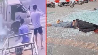 Worker was crushed to death by glass panels in Cambodia