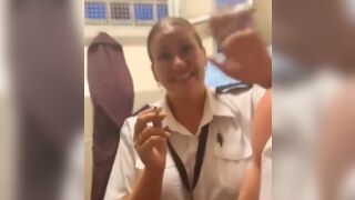 Female prison officer recorded smoking weed and partying with prisoners in UK