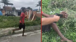 Thief tries to escape town but was detained and shot through both hands - Brazil