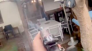 GoPro video shows Palestinian resistance fighters attack Israeli checkpoint