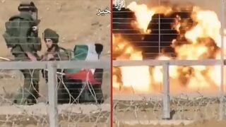 5 IDF soldiers get blown up after removing Palestinian flag that was planted with an IED