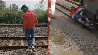 Teen dies after getting struck by a train while making instagram reel in India