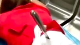 Woman had a knife plunged in her back by husband in China