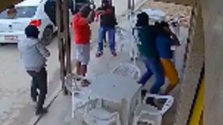 Man is kidnapped and his friend murdered outside bar in Brazil