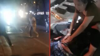 Man equipped with a belt only is fatally stabbed after his opponent pulls out a knife during street fight in China