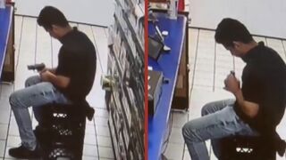 Store worker accidentally shoots himself in the face while checking out gun