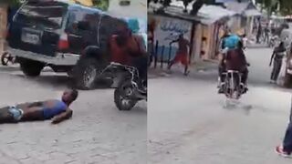 Man was noosed and dragged through the street on the back of a motorcycle in Haiti